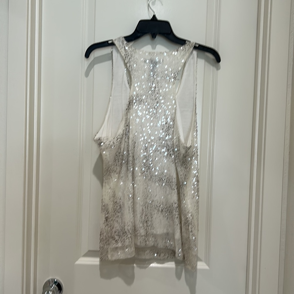 INC Sequins tank top blouse - Picture 5 of 6